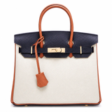 Sloane Pebbled Calfskin Top-Handle Bag in Ivory