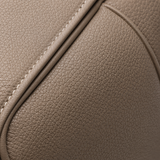 Maren Pebbled Leather Shoulder Bag in Taupe