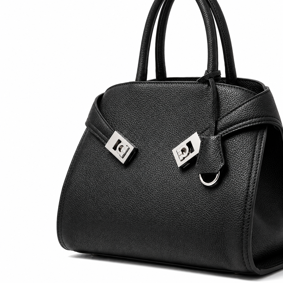 Marlowe Pebbled Leather Satchel Bag