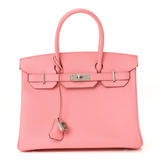 Sloane Pebbled Calfskin Top-Handle Bag in Caramel