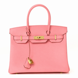 Soft Pink Structured Tote