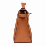 Camille Slim Leather Top Handle Bag