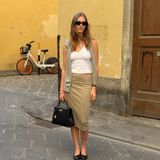 Sloane Box Leather Top Handle Bag