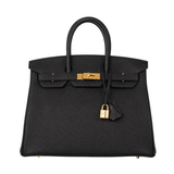 Sloane Pebbled Calfskin Top-Handle Bag in Caramel