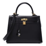 Sloane Box Leather Top Handle Bag