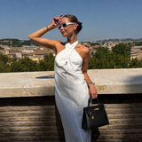 Sloane Box Leather Top Handle Bag
