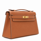 Camille Slim Leather Top Handle Bag