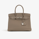 Sloane Pebbled Calfskin Top-Handle Bag in Caramel