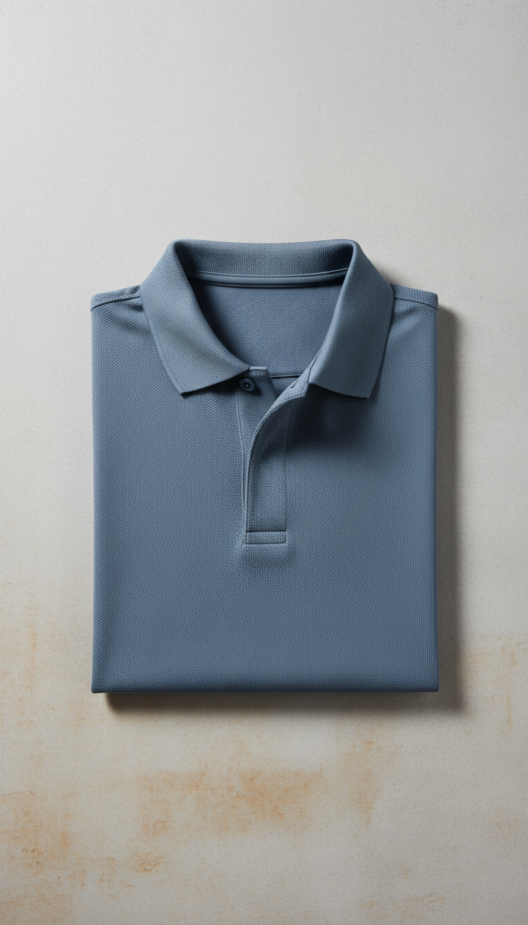 Slate Blue Performance Polo