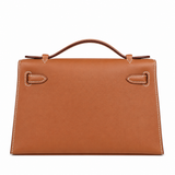 Camille Slim Leather Top Handle Bag