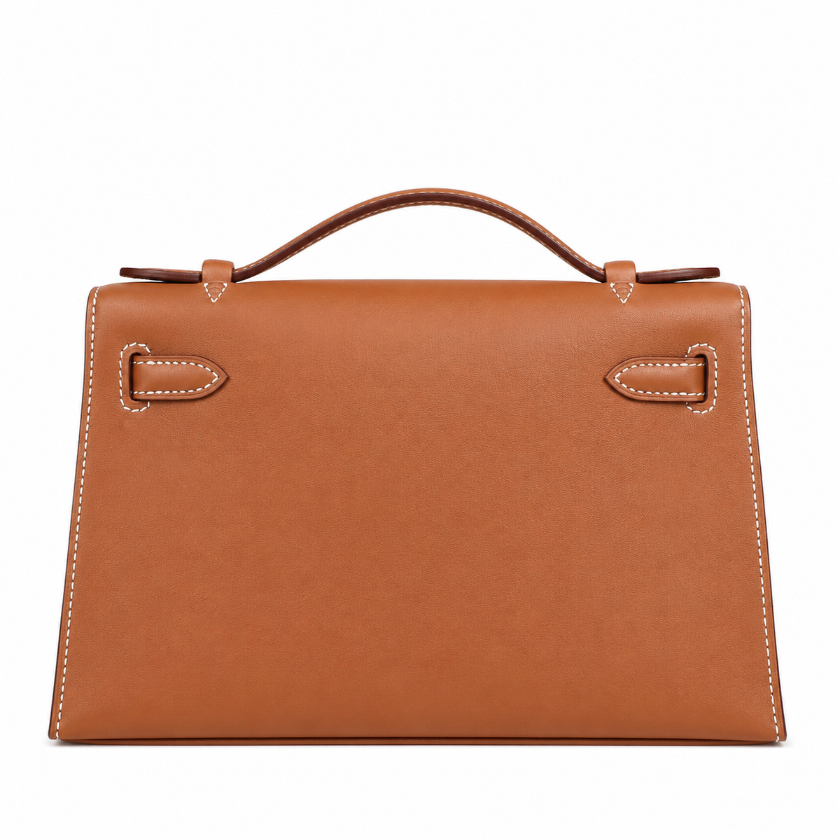 Camille Slim Leather Top Handle Bag