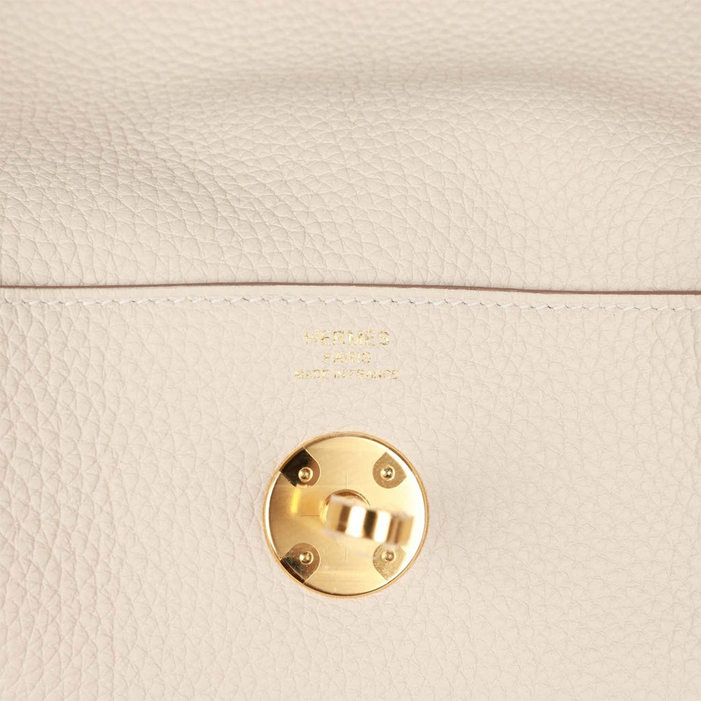 Maren Pebbled Leather Shoulder Bag in Ivory