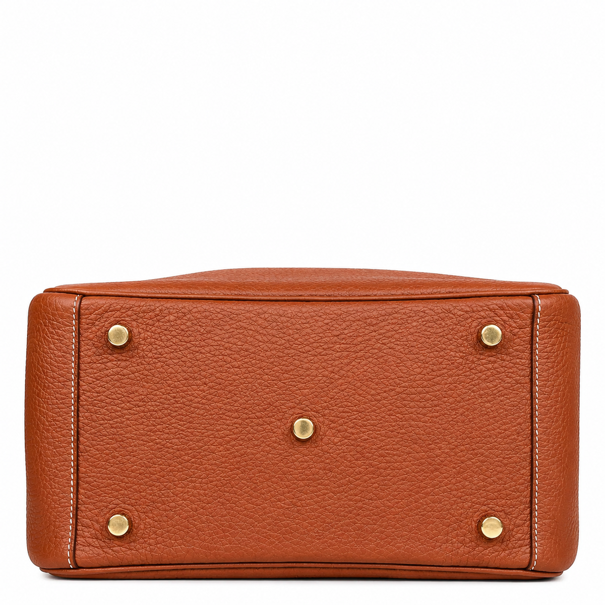 Maren Pebbled Leather Shoulder Bag in Caramel