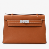Camille Slim Leather Top Handle Bag