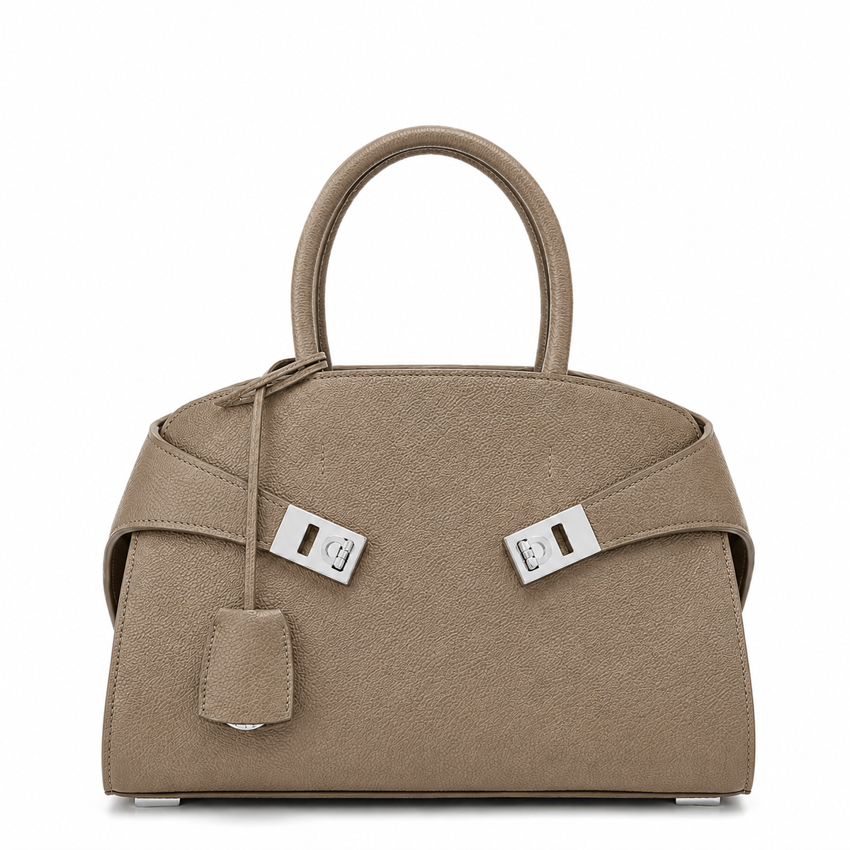 Marlowe Pebbled Leather Satchel Bag