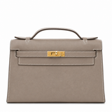 Camille Slim Leather Top Handle Bag