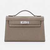 Camille Slim Leather Top Handle Bag