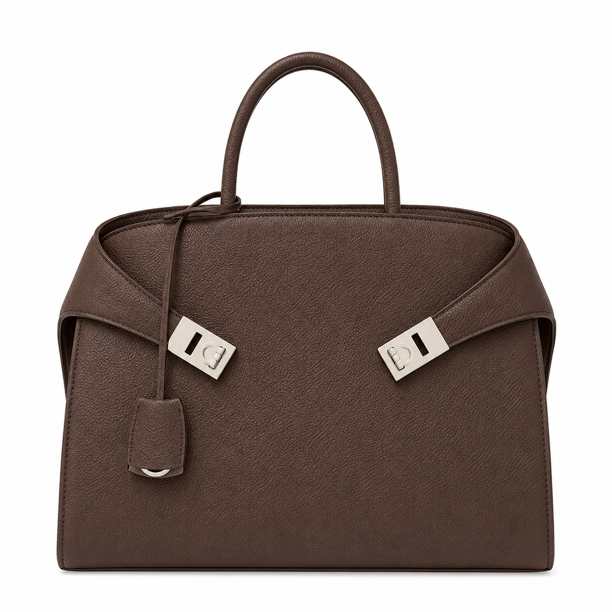 Marlowe Pebbled Leather Satchel Bag