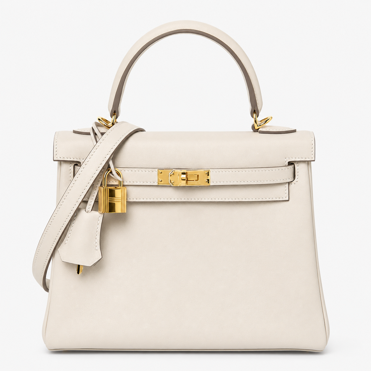Camille Slim Leather Top Handle Bag