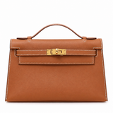 Camille Slim Leather Top Handle Bag