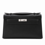 Camille Slim Leather Top Handle Bag