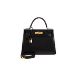 Sloane Box Leather Top Handle Bag