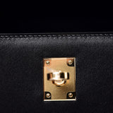 Sloane Box Leather Top Handle Bag
