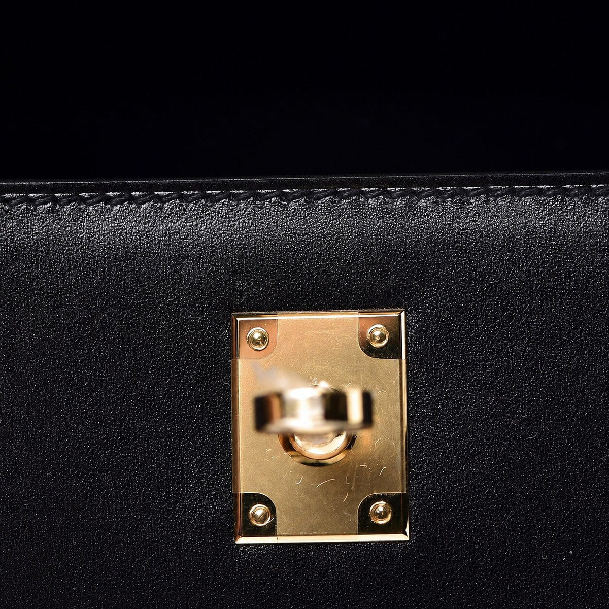 Sloane Box Leather Top Handle Bag