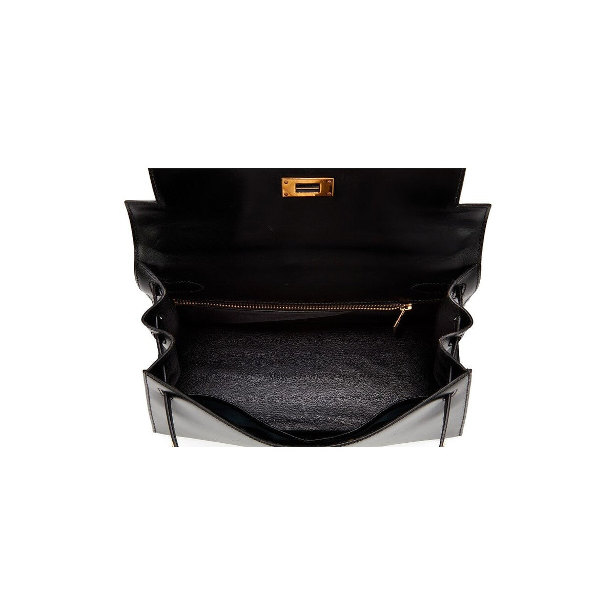 Sloane Box Leather Top Handle Bag