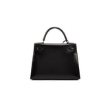 Sloane Box Leather Top Handle Bag