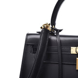 Sloane Box Leather Top Handle Bag