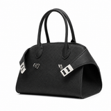 Marlowe Pebbled Leather Satchel Bag