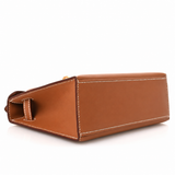 Camille Slim Leather Top Handle Bag