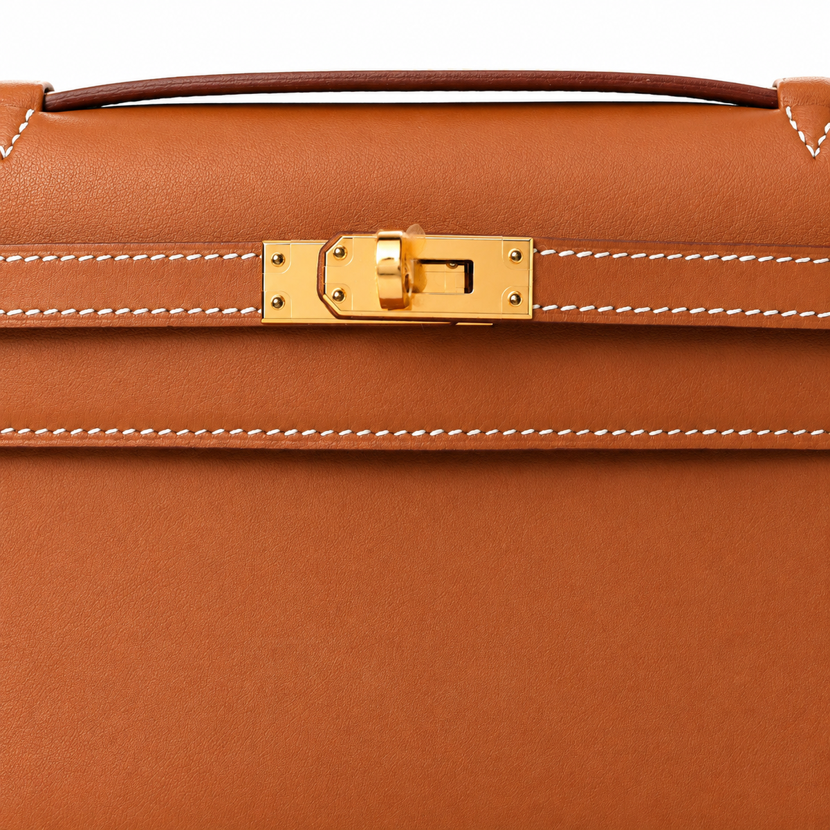 Camille Slim Leather Top Handle Bag
