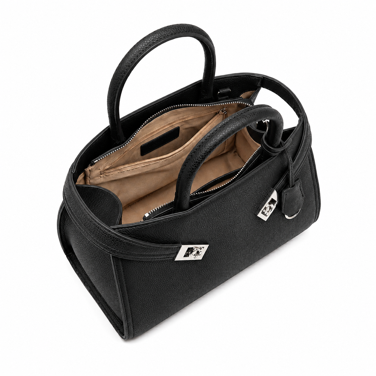 Marlowe Pebbled Leather Satchel Bag